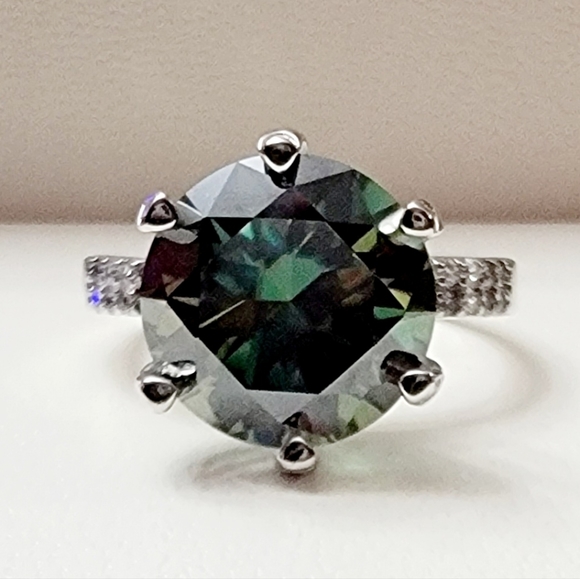 5CT Real Moissanite Diamond Ring - Picture 14 of 15